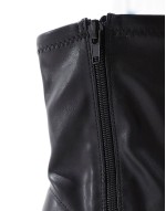 Ryder kitten heel sock boots in black