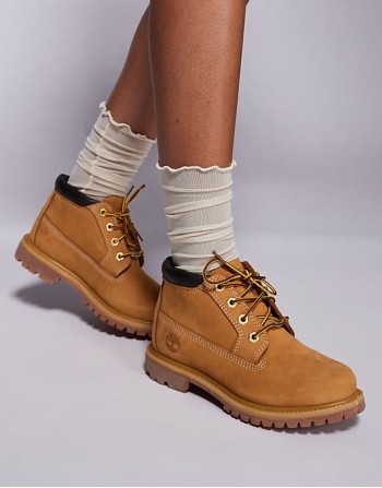 Nellie boots in wheat nubuck