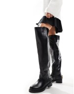 Simmi London Gerald Over the Knee Boot in Black