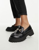 Masterpiece chunky loafer in black