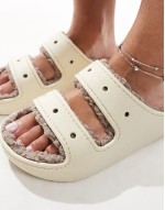 Unisex Classic cozzzy sandal in mushroom